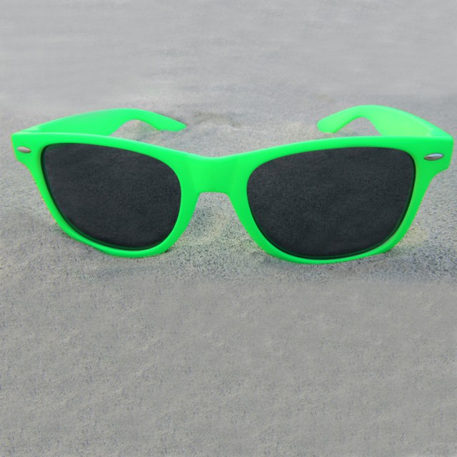 Wayfarer Neon Green Sunglasses